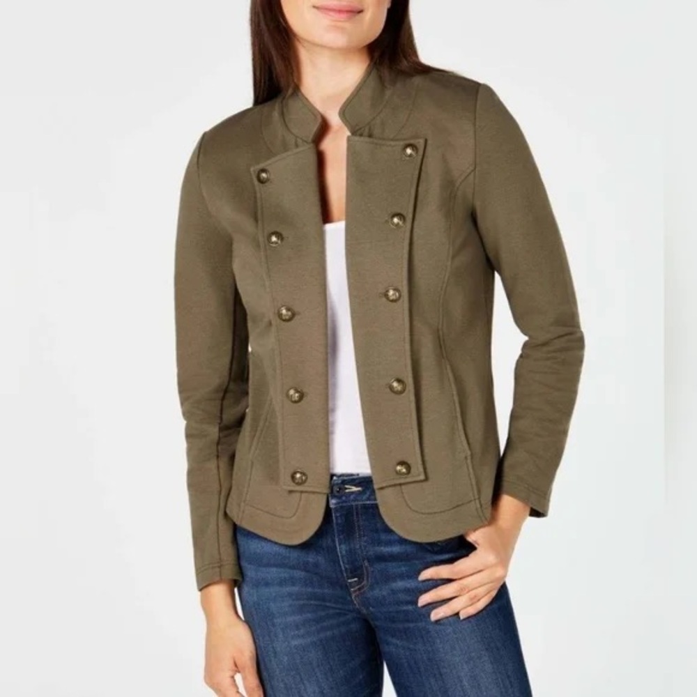 Tommy Hilfiger Army Green Military Jacket